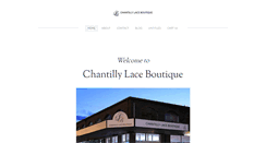 Desktop Screenshot of chantillylaceboutique.com