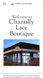 Mobile Screenshot of chantillylaceboutique.com